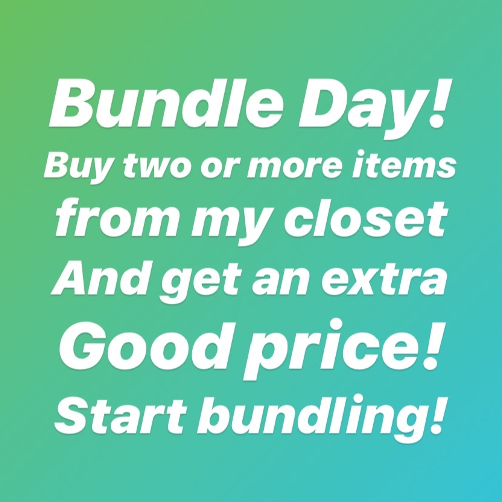 Buy 2 or more items from my closet for discount!